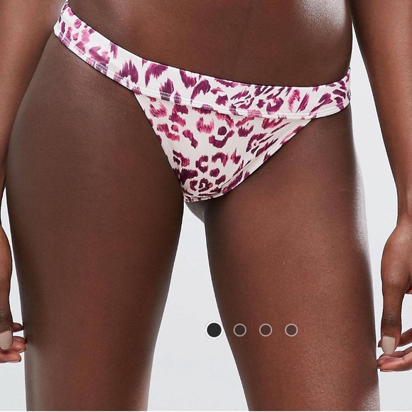 ASOS Three piece turquoise ribbed bikini set - Picture 11 of 11